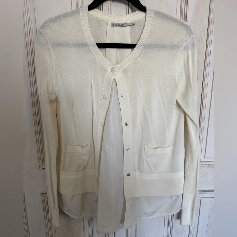 MONCLER Maglia Tricot cardigan. Size small